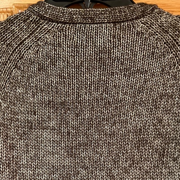 Michael Stars Zipper Cardigan‎ Sweater w/ Pockets in Java Brown Size Small - Picture 9 of 10